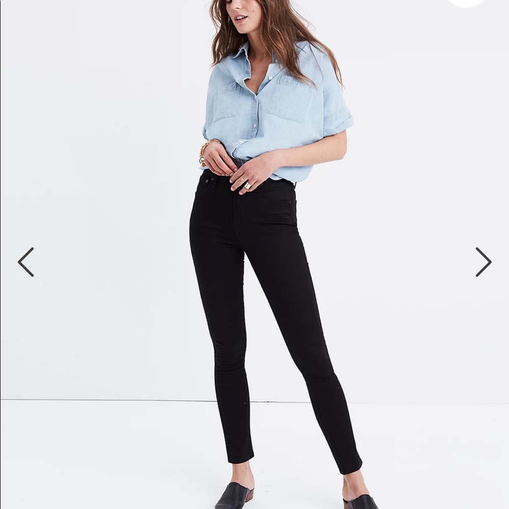 10” High-Rise Skinny Jeans in Carbondale Wash